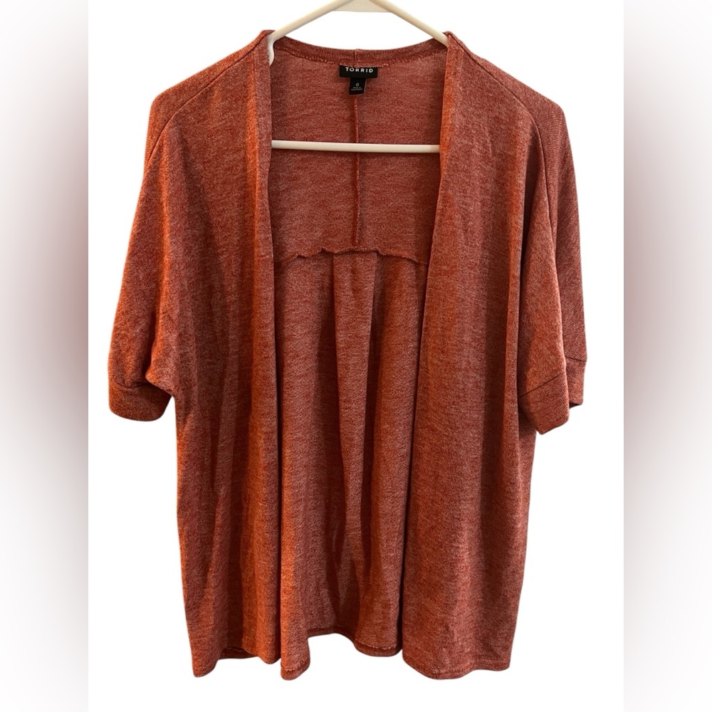 Torrid Plus Size Short Sleeve Cardigan